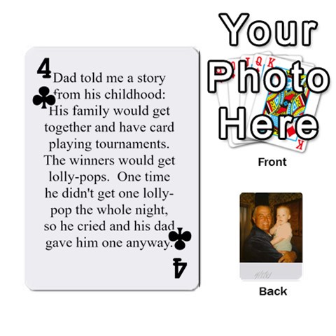 Memories Of Dad By Erica Front - Club4