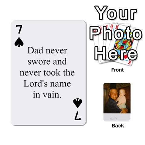 Memories Of Dad By Erica Front - Spade7