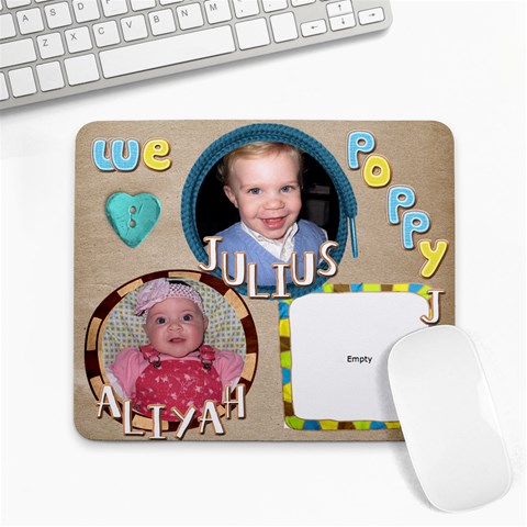 Poppy Mousepad By Amy 9.25 x7.75  Mousepad - 1
