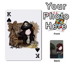 King Gorjuss Playing Cards By Kellie Simpson Front - SpadeK