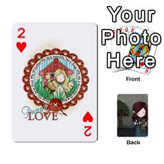 Gorjuss Playing Cards By Kellie Simpson Front - Heart2