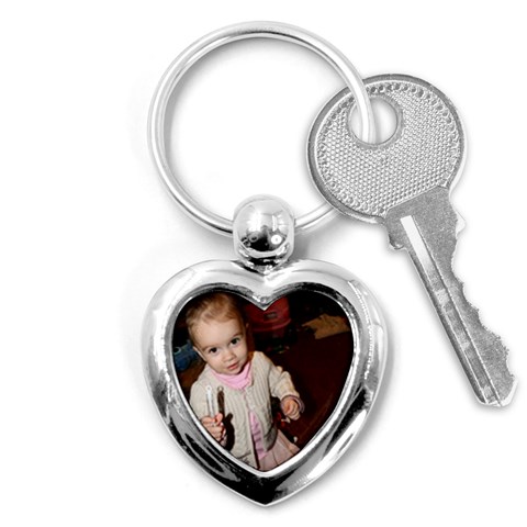 Heart Key Ring By Michele Sanders Front