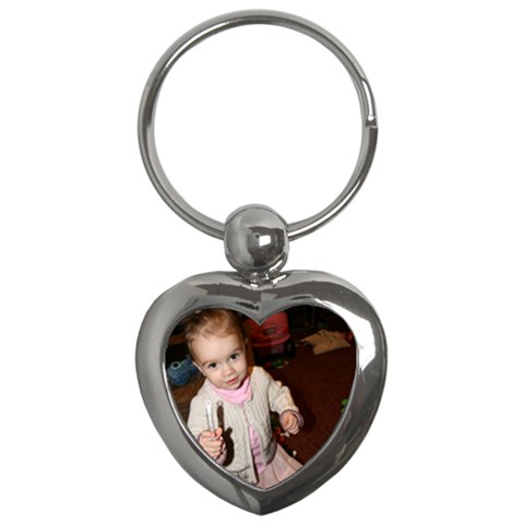 Heart Key Ring By Michele Sanders Front
