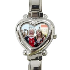Mom watch - Heart Italian Charm Watch