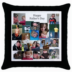 pillow1 - Throw Pillow Case (Black)