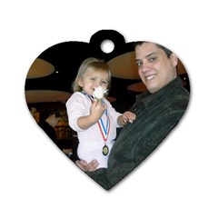 First Recital - Dog Tag Heart (One Side)