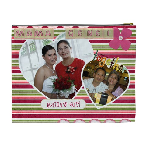 Mama Genei Cosmetic Bag By Genefaith Back