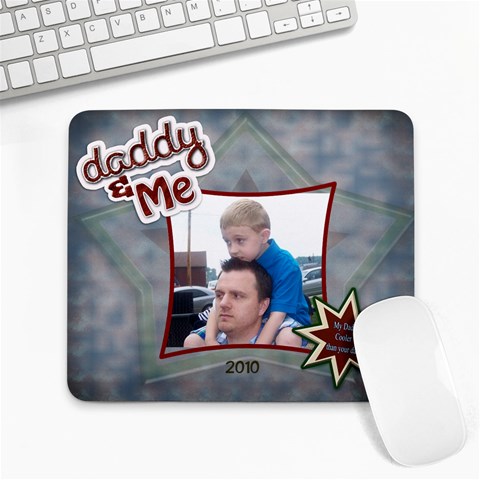 Dads Mousepad By Millie Kovatch Front