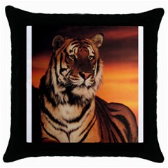 Throw Pillow Case (Black)