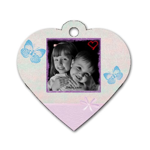 Heart Dogtag By Christy Fralin Front