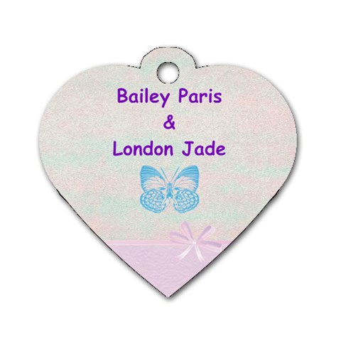 Heart Dogtag By Christy Fralin Back