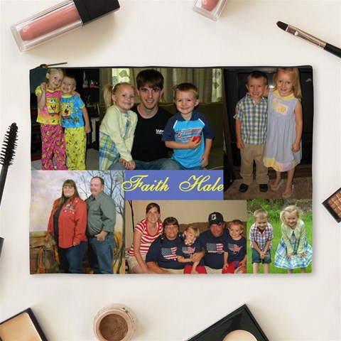 Big Makeup Bag By Faith Hale Front