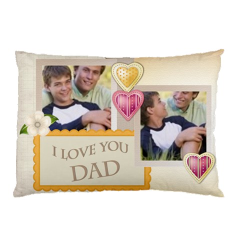 Fathers Gift By Joely 26.62 x18.9  Pillow Case