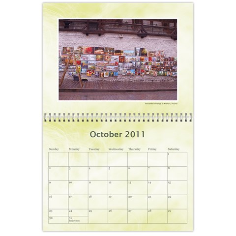 Personal Calendar By Asha Vigilante Oct 2011