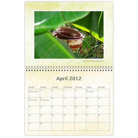 Personal Calendar By Asha Vigilante Apr 2012