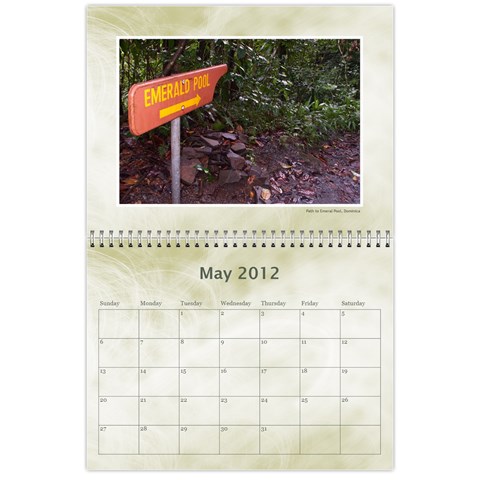 Personal Calendar By Asha Vigilante May 2012