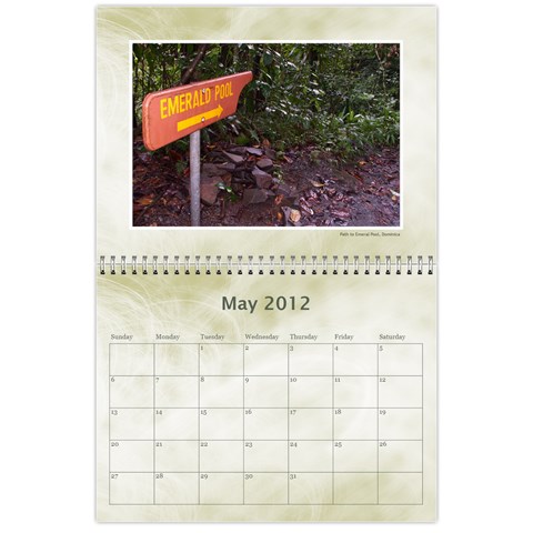 Personal Calendar By Asha Vigilante May 2012
