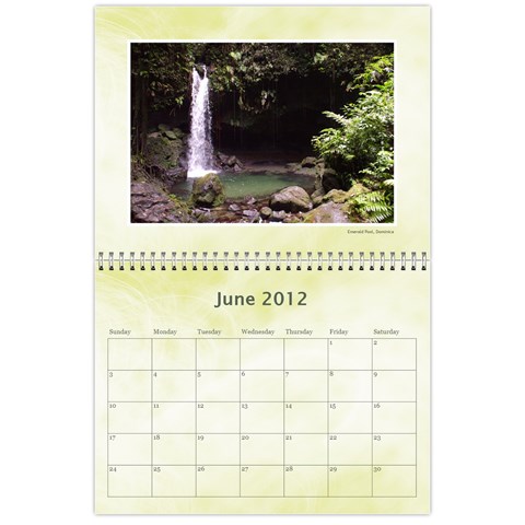 Personal Calendar By Asha Vigilante Jun 2012
