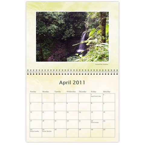 Personal Calendar By Asha Vigilante Apr 2011