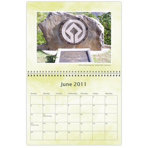 Personal Calendar By Asha Vigilante Jun 2011