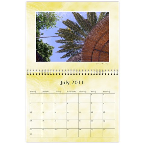Personal Calendar By Asha Vigilante Jul 2011