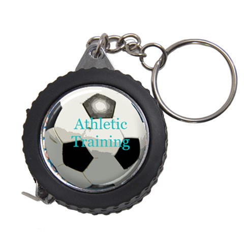 Soccer Tape Measure Key Chain By Melissa Front