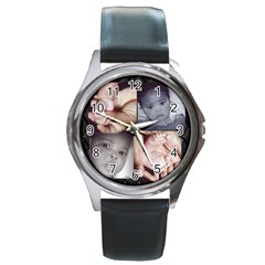 Daddy s watch 2 - Round Metal Watch