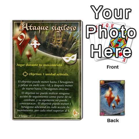 Battelore Cartas Lore  By Alex Front - Spade2