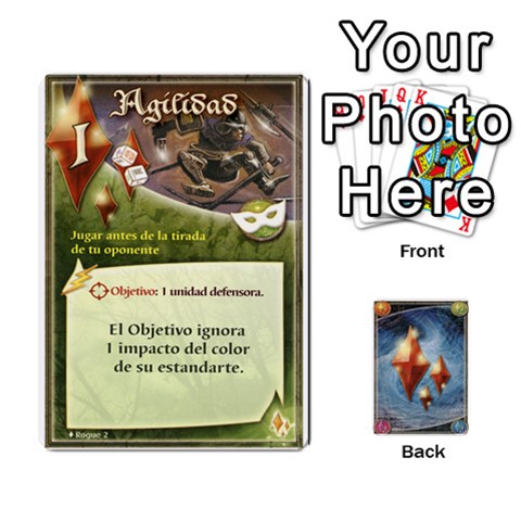 Battelore Cartas Lore  By Alex Front - Spade3