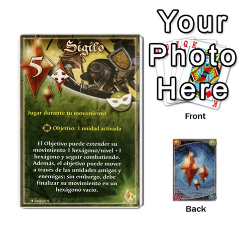 Ace Battelore Cartas Lore  By Alex Front - SpadeA