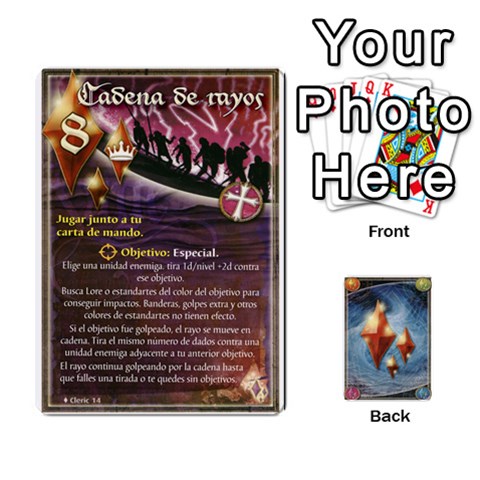 Battelore Cartas Lore  By Alex Front - Heart7
