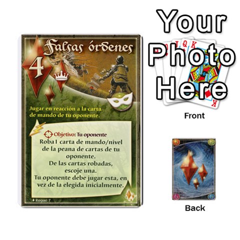Battelore Cartas Lore  By Alex Front - Spade4