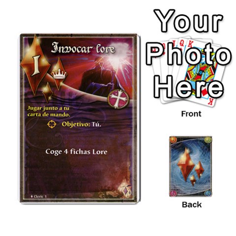 Battelore Cartas Lore  By Alex Front - Heart10