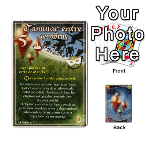 Battelore Cartas Lore  By Alex Front - Spade6