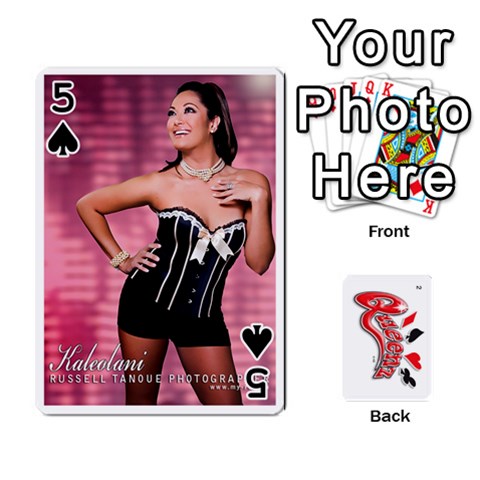Kaleo s Cards By Martha Samson Front - Spade5