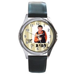 daddy - Round Metal Watch