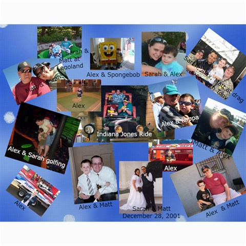 Collage 1 By Sarah 10 x8  Print - 1