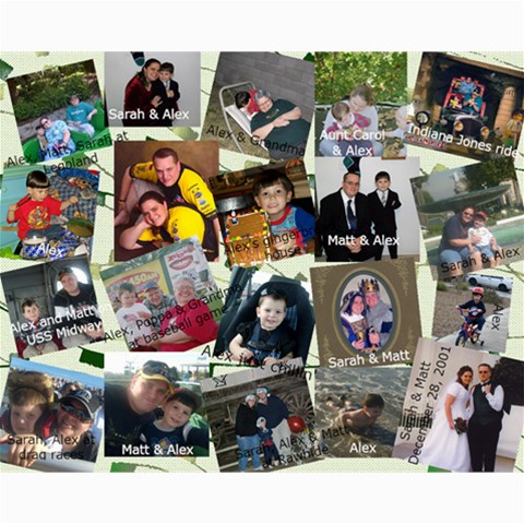 Collage 1 By Sarah 10 x8  Print - 2
