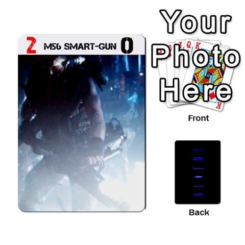 Aliens Card Game By Bob Menzel Front - Spade5