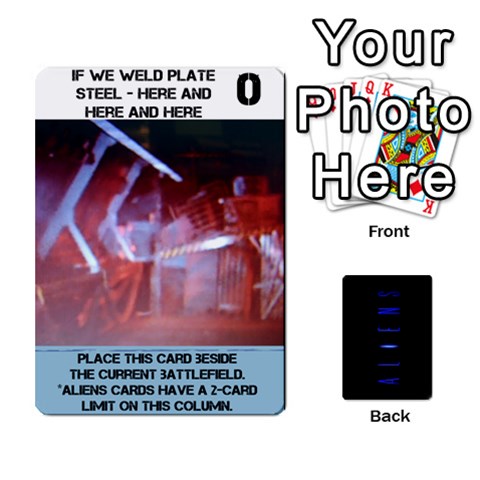 Aliens Card Game By Bob Menzel Front - Club4
