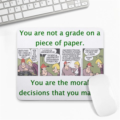 Rabbis Gift By Michaela 9.25 x7.75  Mousepad - 1