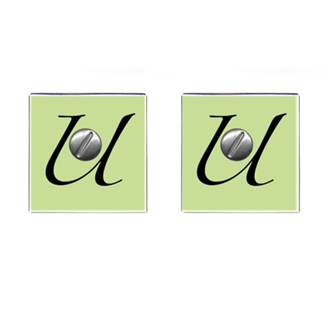 Light Humored Cufflinks By Alana Front(Pair)