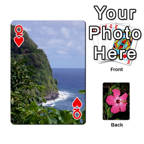 Queen Hawaii Cards By Terri Front - HeartQ