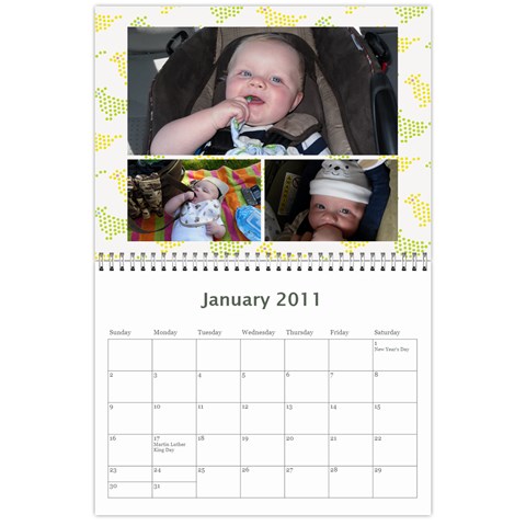 Andy Calendar By Angie Jan 2011