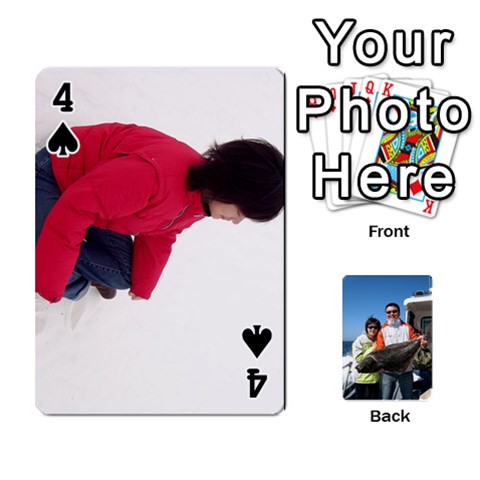 Yan s Play Card By Xuguang Wang Front - Spade4