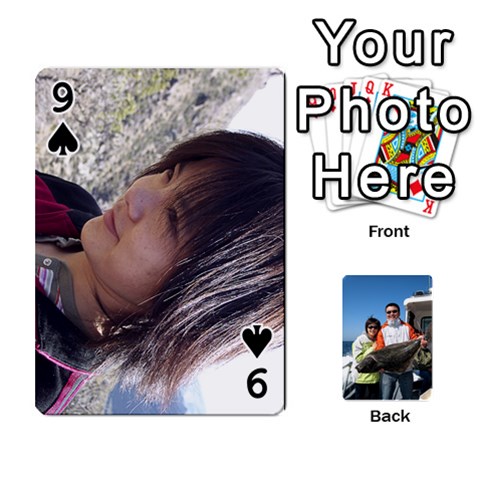 Yan s Play Card By Xuguang Wang Front - Spade9