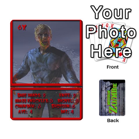 Mission Zo/mbie Deck 2 By Eric Backstrom Front - Diamond6