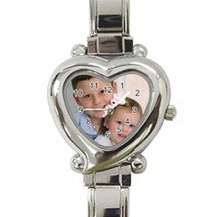 x-mas present - Heart Italian Charm Watch