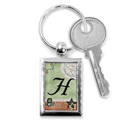 H keychain - Key Chain (Rectangle)