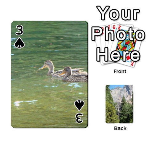 Yosemite Cards By Amy Barton Front - Spade3